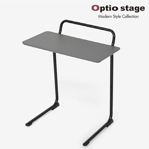 【ウェブコム限定】大塚家具オリジナル Optio stage（オプティオ ステージ）PCテーブル 「OP13 オプティオ13」幅60cm メラミン化粧板 グレー色【受注生産品】