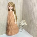 リカちゃん服　ワンピース・ピアス