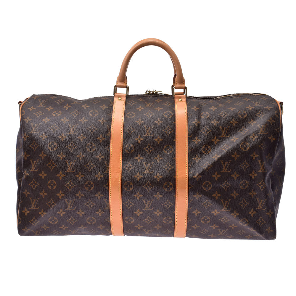 【コストコ お買い得】LOUIS VUITTON ルイヴィトン モノグラム キーポルバンドリエール55 ブラウン M41414 ユニセックス モノグラムキャンバス ボストンバッグ ABランク 中古 