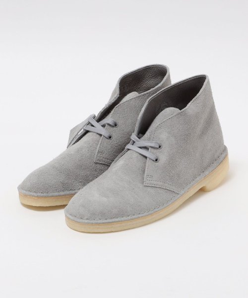 【SHIPS限定】CLARKS: DESERT BOOTS HAIRY GRAY/SUEDE