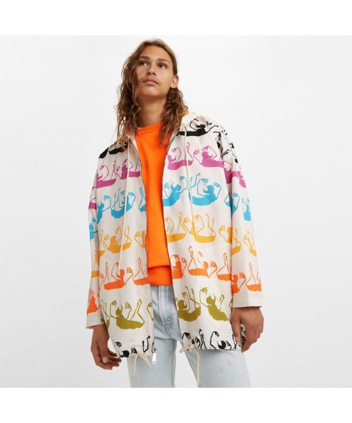 FREAKY PARKA MULTI－COLOR CREATURE BL