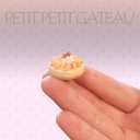 【受注生産】ミニチュア白桃レアチーズケーキ