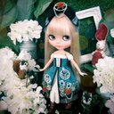 不思議の国のアリス 青ドレス　BLYTHE カスタム 衣装　No.14