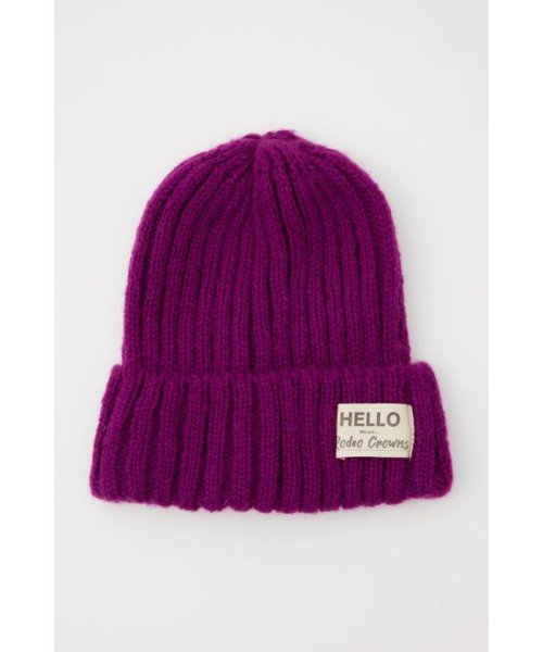 RIB COLOR BEANIE