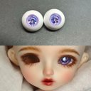 【12mm14mm16mm18mm】 ドールアイ ハンドメイドドール bjd 目 サイズ14/7 オビツ11アイ-4680