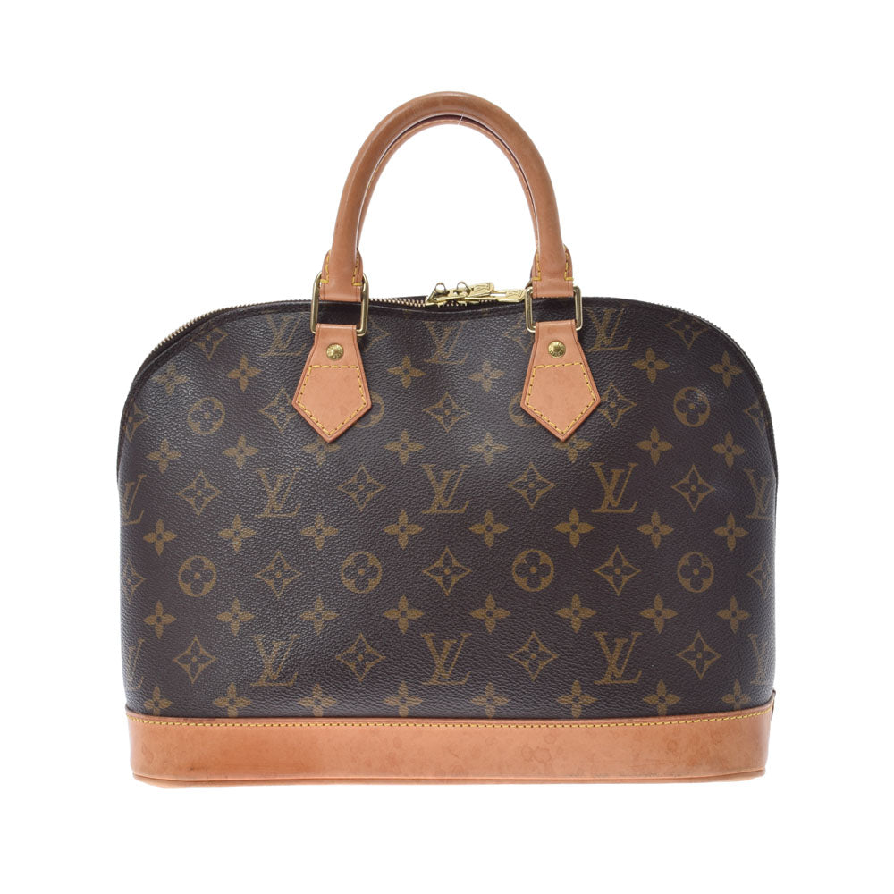 LOUIS VUITTON ルイヴィトン モノグラム アルマ ブラウン M51130 レディース モノグラムキャンバス ハンドバッグ ABランク 中古 