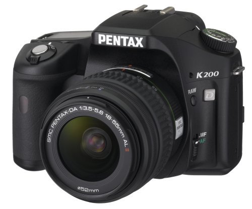 Pentax デジタル一眼レフカメラ K200D レンズキット (K200D+DA18-55II)【中古品】