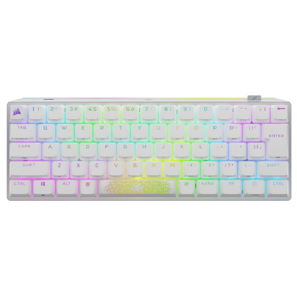 Corsair ゲーミングキーボード K70 PRO MINI WIRELESS WHITE Cherry MX Speed -日本語レイアウト- ホワイト CH-9189114-JP