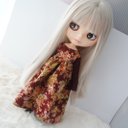 ネオブライスドール  お洋服  アンティーク花柄ワンピース　アウトフィット