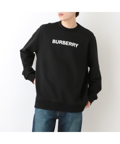 バーバリー スウェットシャツ プルオーバー ブラック メンズ BURBERRY 8055312 A1189