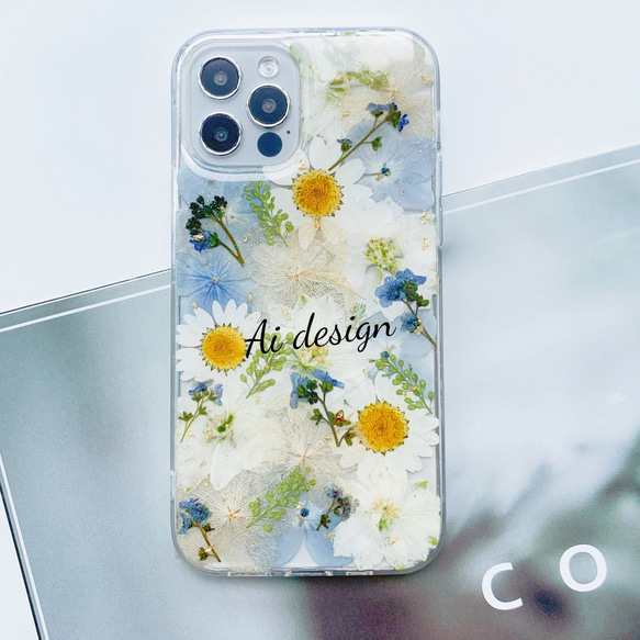 可愛い ♡ 押し花 iphoneケース スマホケース 押し花ケース プレゼント ギフト　全機種対応