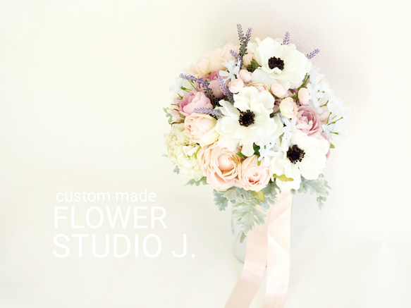 Wedding Bouquet & Boutonnier / Anemone Sweet