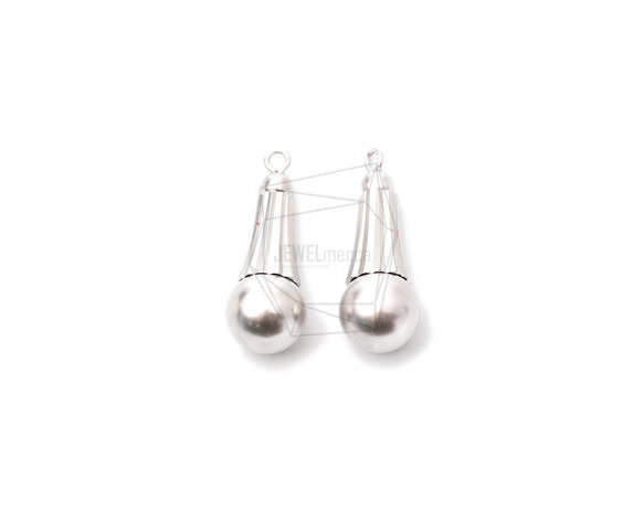 ERG-1020-MR【2個入り】マイクチャーム/Microphone Charms Earrings