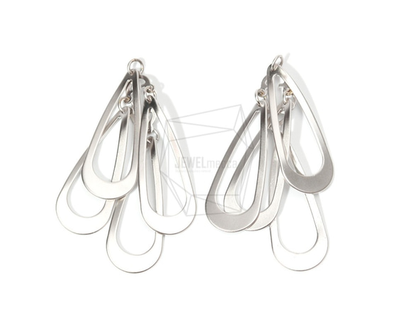 ERG-697-MR【2個入り】マルチプルドロップチャーム,Multiple Drop Earring Charm