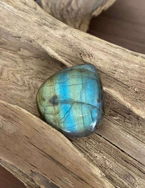 パステル×ストライプ♡ラブラドライト 天然石 ルース Labradorite 02