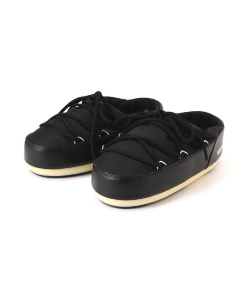 MOON BOOT/ムーンブーツ/ICON NEW BLACK NYLON MULES