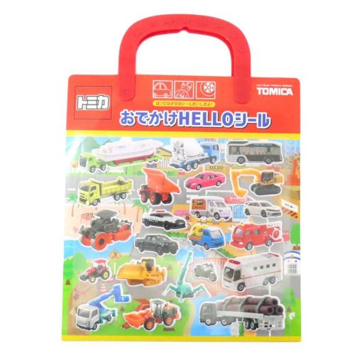 トミカ ジオラマステッカー おでかけHELLOシール 夏休み TOMICA カミオジャパン プレゼント キャラクター グッズ