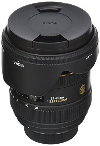 SIGMA 標準ズームレンズ 24-70mm F2.8 IF EX DG HSM ニコン用 フルサイズ対応 571559【中古品】