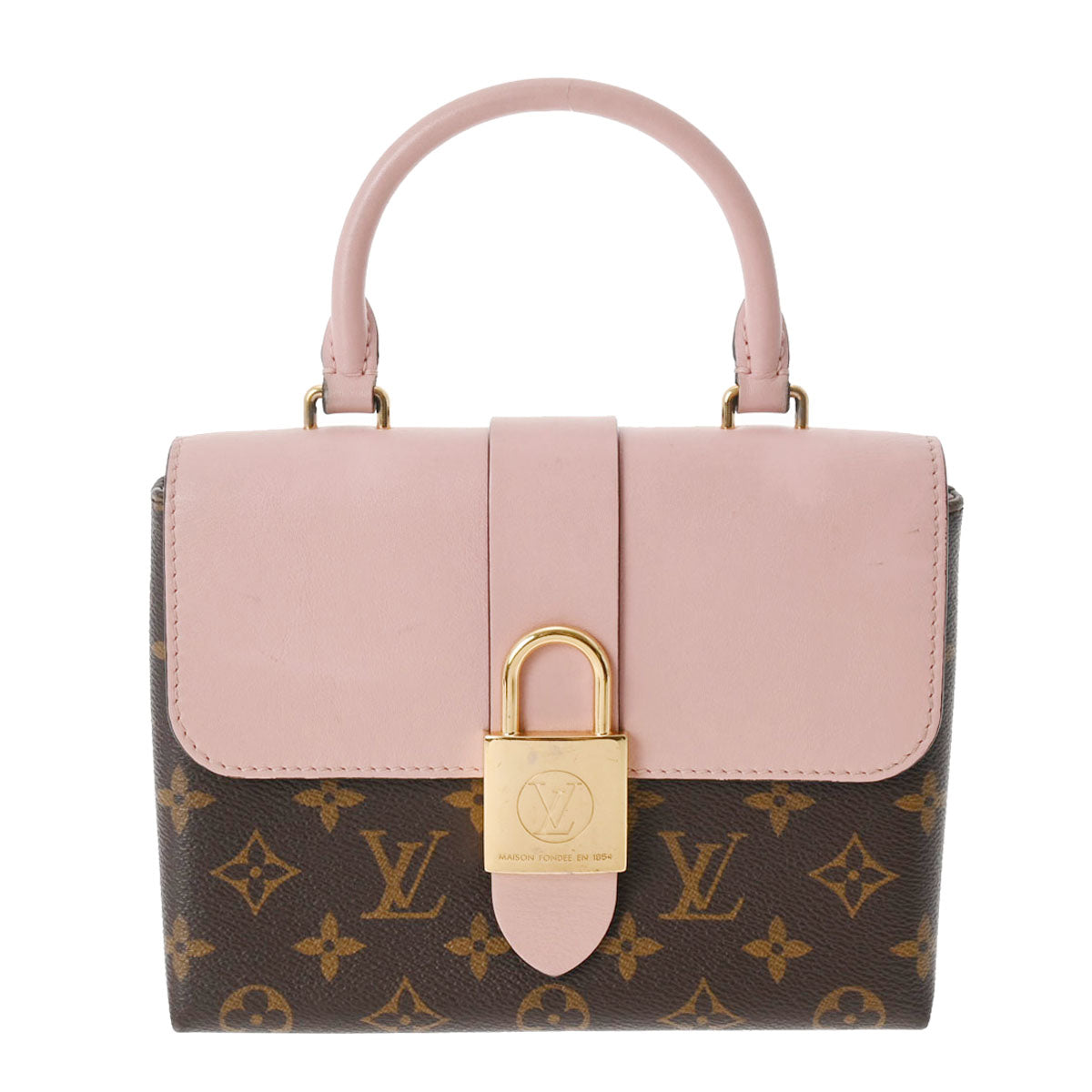 LOUIS VUITTON ルイヴィトン モノグラム ロッキー BB ローズプードル Ｍ44080 レディース モノグラムキャンバス 2WAYバッグ ABランク 中古 