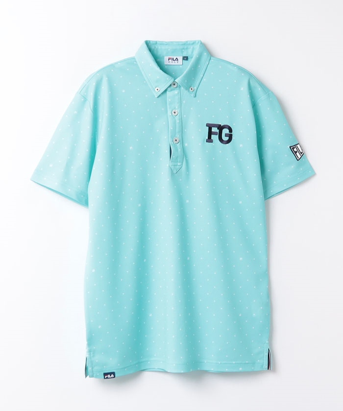 フィラゴルフ（メンズ）/FILA GOLF　ドット柄半袖シャツ