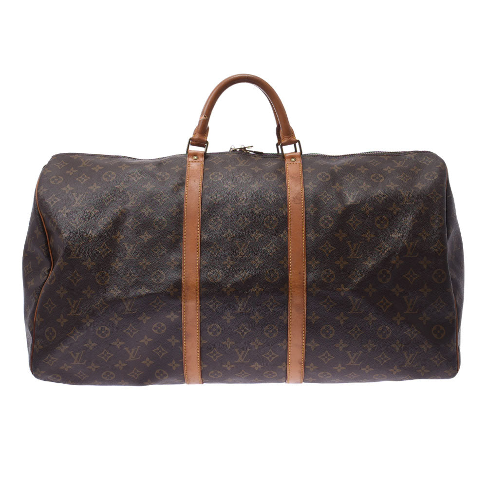 LOUIS VUITTON ルイヴィトン モノグラム キーポル 60 ブラウン M41422 ユニセックス モノグラムキャンバス ボストンバッグ Bランク 中古 