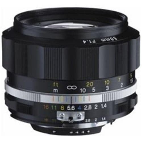 コシナ 交換レンズ NOKTON 58mm F1.4 SL IIS(ブラックリム)(CPU付きニコンAi-sマウント) ニコンFマウント