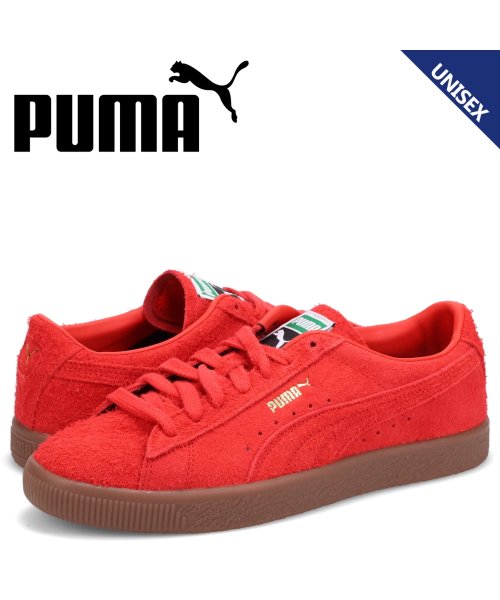 PUMA プーマ スウェード ヴィンテージ へアリー スニーカー メンズ レディース スエード SUEDE VINTAGE HARRY SUEDE レッド 38