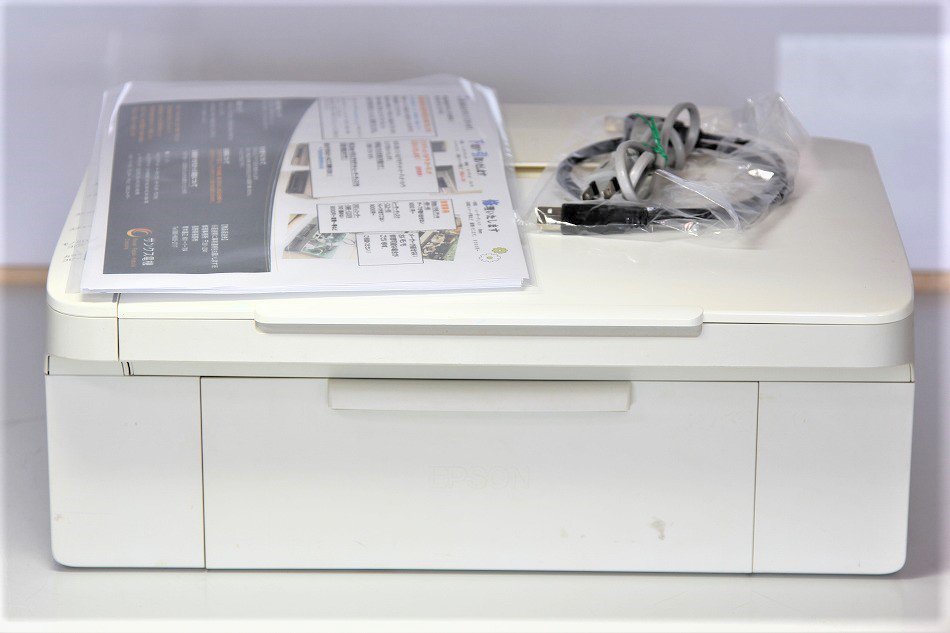 EPSON Colorio インクジェット複合機 PX-402A 普通紙くっきり 4色顔料インク【中古品】