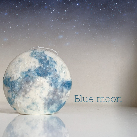 Blue moon candle ~ ブルームーンキャンドル