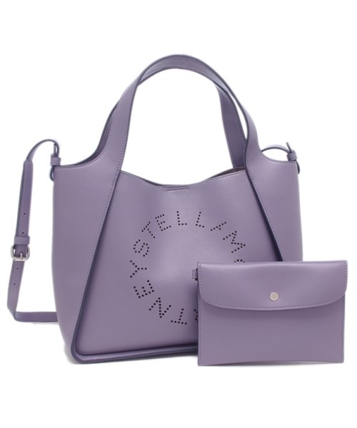 ステラマッカートニー トートバッグ ショルダーバッグ ロゴ パープル レディース STELLA McCARTNEY 513860 W8542 5201