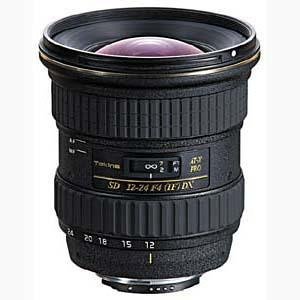 Tokina 超広角ズームレンズ AT-X 124 PRO DX 12-24mm F4 (IS) ASPHERICAL キヤノン用 APS-C対応【中古品】