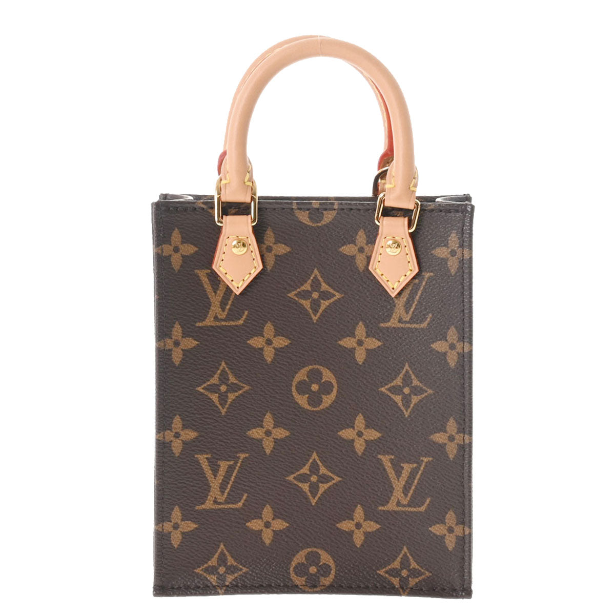 LOUIS VUITTON ルイヴィトン モノグラム プティットサックプラ ブラウン M81295 レディース モノグラムキャンバス ショルダーバッグ Aランク 中古 