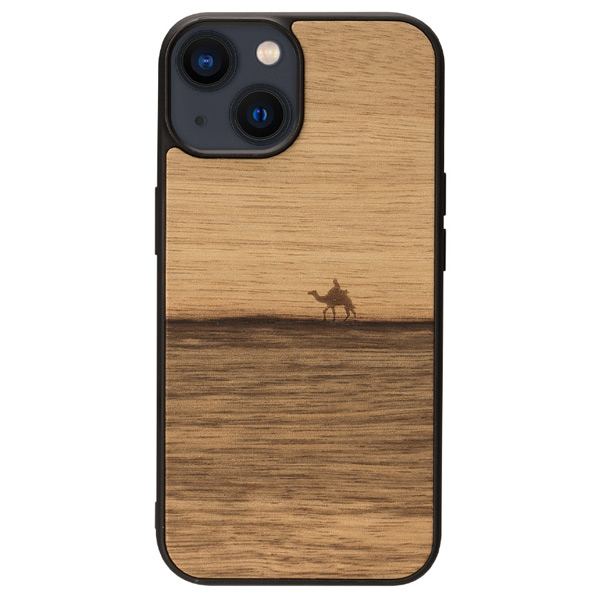 Man & Wood iPhone 14 Plus用天然木ケース Terra I23636I14M