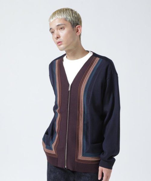 YOKE/ヨーク/FRONT ZIP CARDIGAN