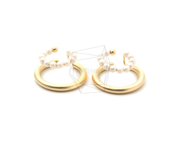 ERG-1427-MG【2個入り】ラウンドイヤーカフ/Round Earcuffs Earrings