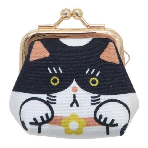 コインケース ねこころん小がま ハチワレ アミナコレクション レトロ がま口 かわいい 小銭入れ グッズ