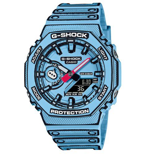 カシオ GA-2100MNG-2AJR G-SHOCK MANGA THEME ワールドタイム 20気圧防水 ダブルLEDライト