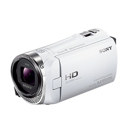 SONY ビデオカメラ Handycam CX420 内蔵メモリ32GB ホワイト HDR-CX420/W【中古品】