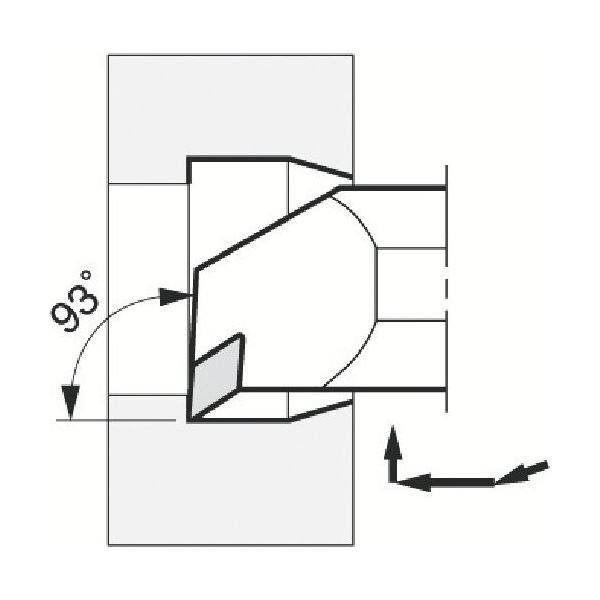 京セラ（KYOCERA） 京セラ 内径・倣い加工用ホルダ SPKセラミック S-CDUN S50U-CDUNL15-ID7 552-0673（直送品）