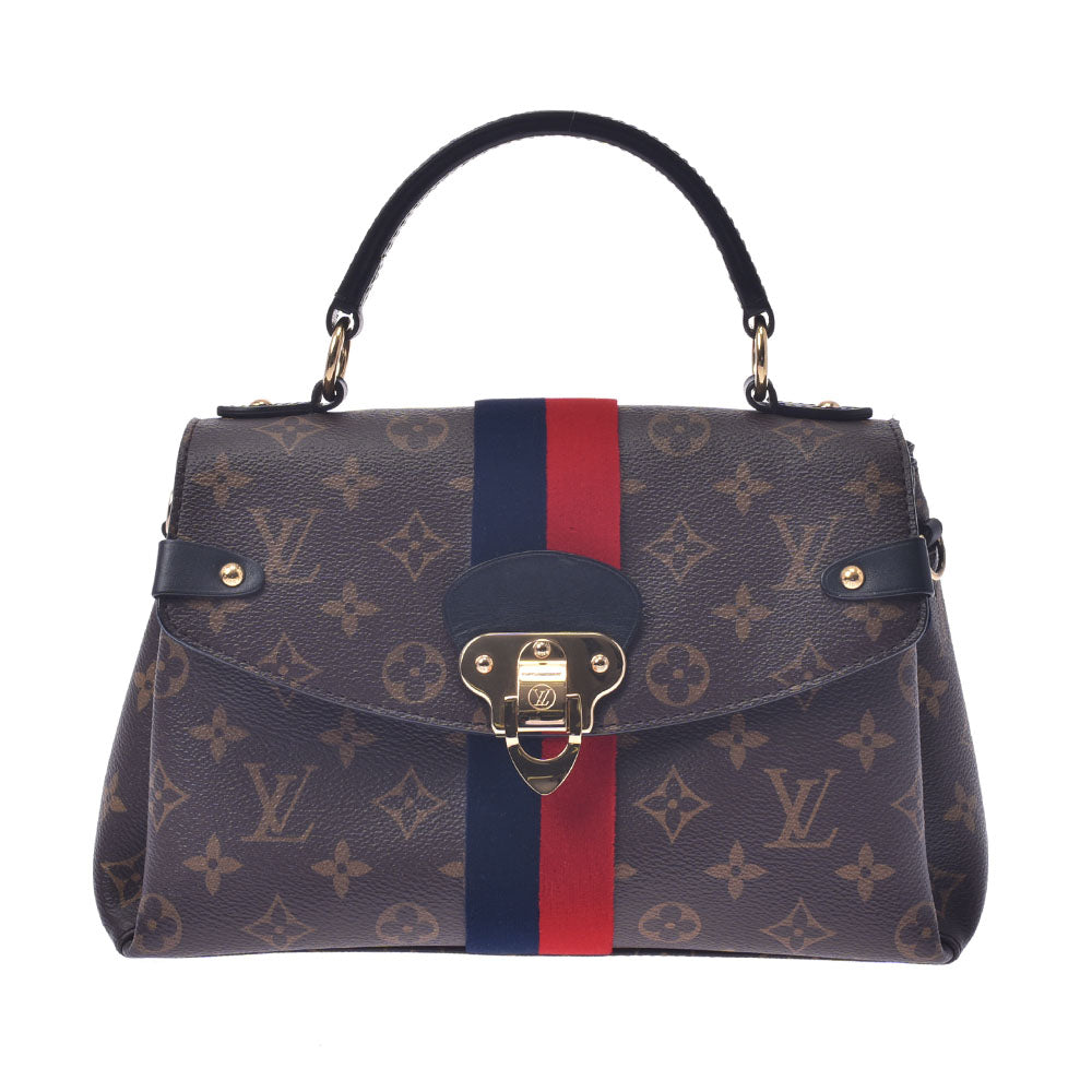 LOUIS VUITTON ルイヴィトン モノグラム ジョルジュBB 2WAYバッグ ブラウン M43867 レディース モノグラムキャンバス ハンドバッグ Aランク 中古 