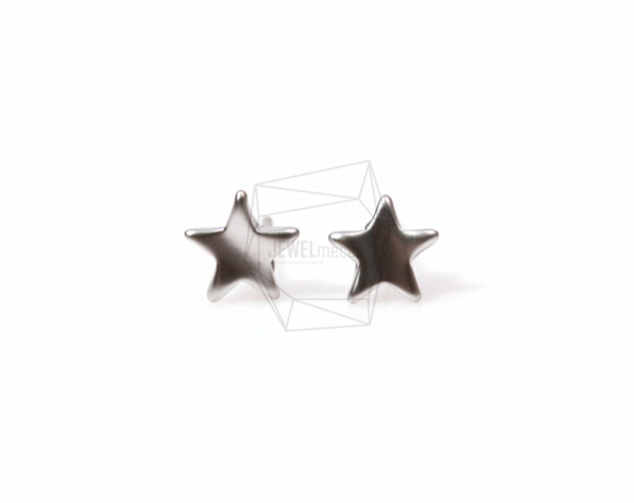 ERG-522-MR【2個入り】ベントスターピアス,Bent Star Earring Post