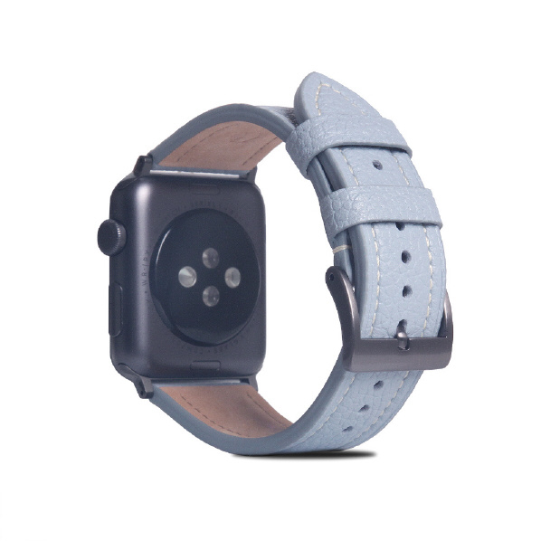 SLG Design Apple Watch 49/45/44/42mm用FULL GRAIN LEATHER BAND パウダーブルー SD21969AWPB