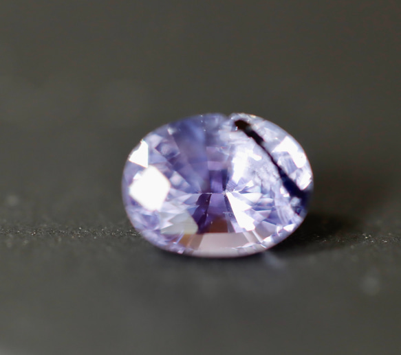 サファイア ルース ラベンダー サファイア 1.16ct オーバル カット かわいい インクルージョン あり 天然宝石