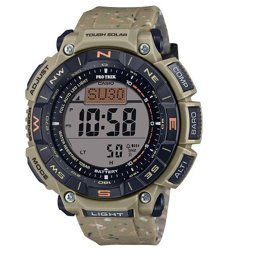 カシオ PRG-340SC-5JF PROTREK CLIMBER LINE トリプルセンサー 10気圧防水 ソーラーモデル