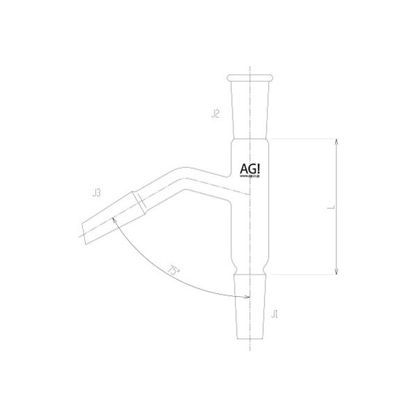 旭製作所 分留用連結管 2555-3L2L 1個 62-2095-32（直送品）