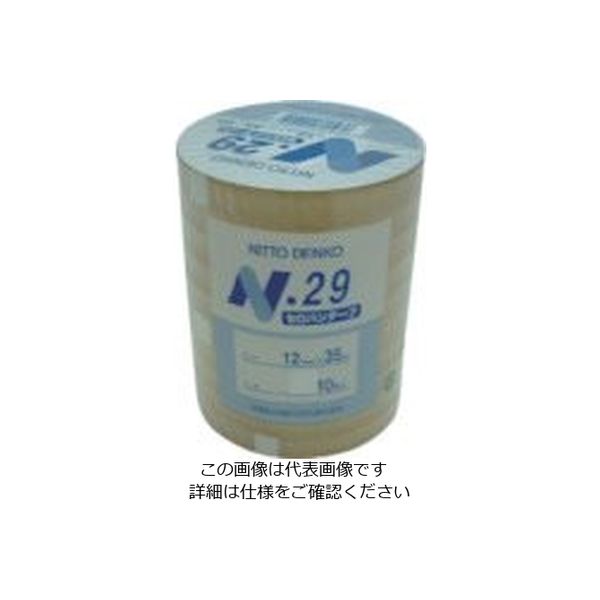 日東電工 日東 セロハンテープ No.29 12mm×35m(10巻入) 29-12 1セット(300巻:10巻×30本) 816-0184（直送品）