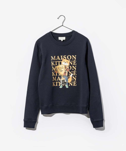 メゾンキツネ MAISON KITSUNE LW00310KM0001 スウェット FOX CHAMPION REGULAR SWEATSHIRT レディース