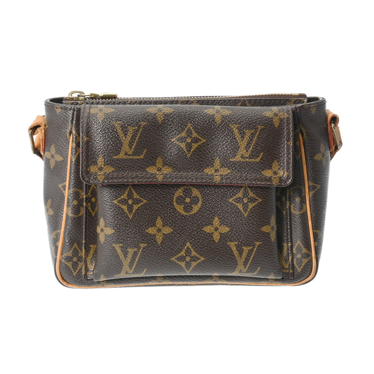 LOUIS VUITTON ルイヴィトン モノグラム ヴィバシテ PM ブラウン M51165 レディース モノグラムキャンバス ショルダーバッグ Bランク 中古 