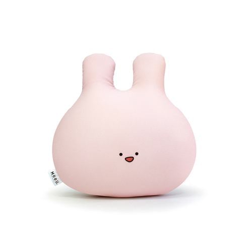 MOGU モグモグ ふにもち あさみみちゃん おかおクッション 横300mm×縦250mm×奥行140mm ピンク