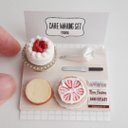 【台:ゴールド】ミニチュアCake making set